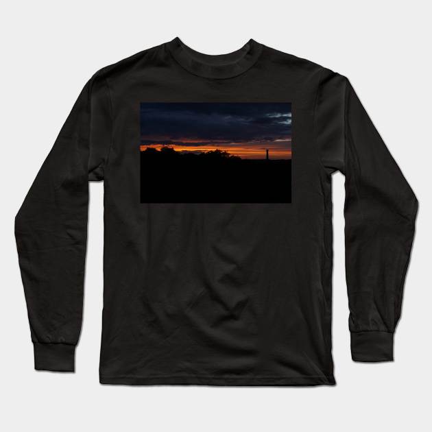 Orange Sky Long Sleeve T-Shirt by Nicole Gath Photography